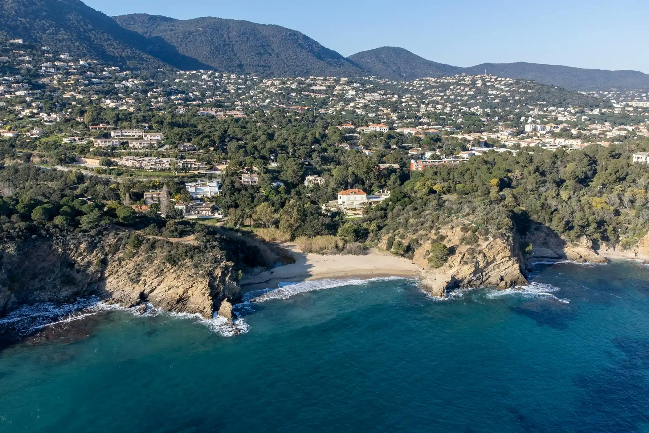 Aerial view of Cavalaire Sur Mer