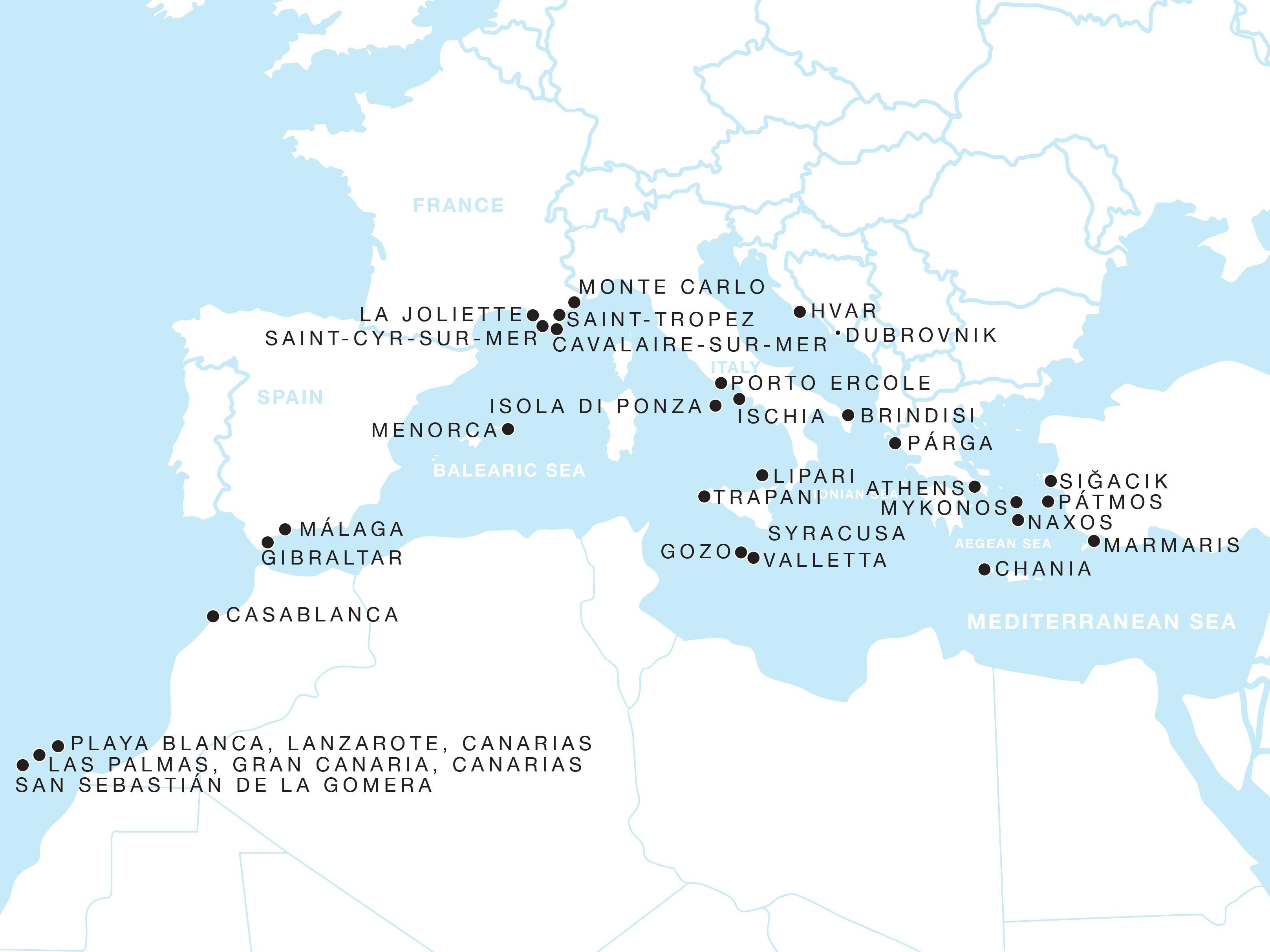 Map of Grand Mediterranean Region