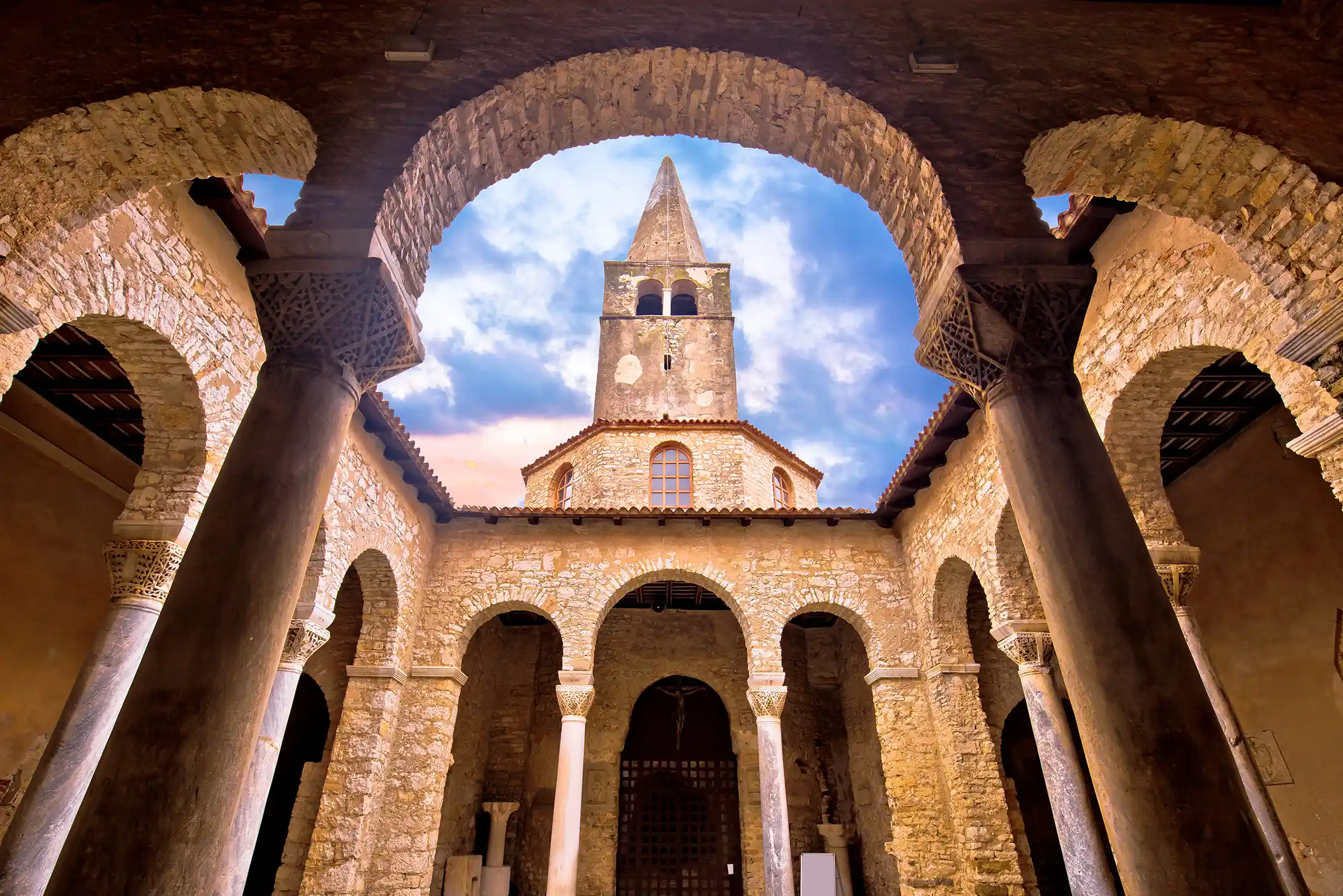 Brick structure in Poreč, Croatia