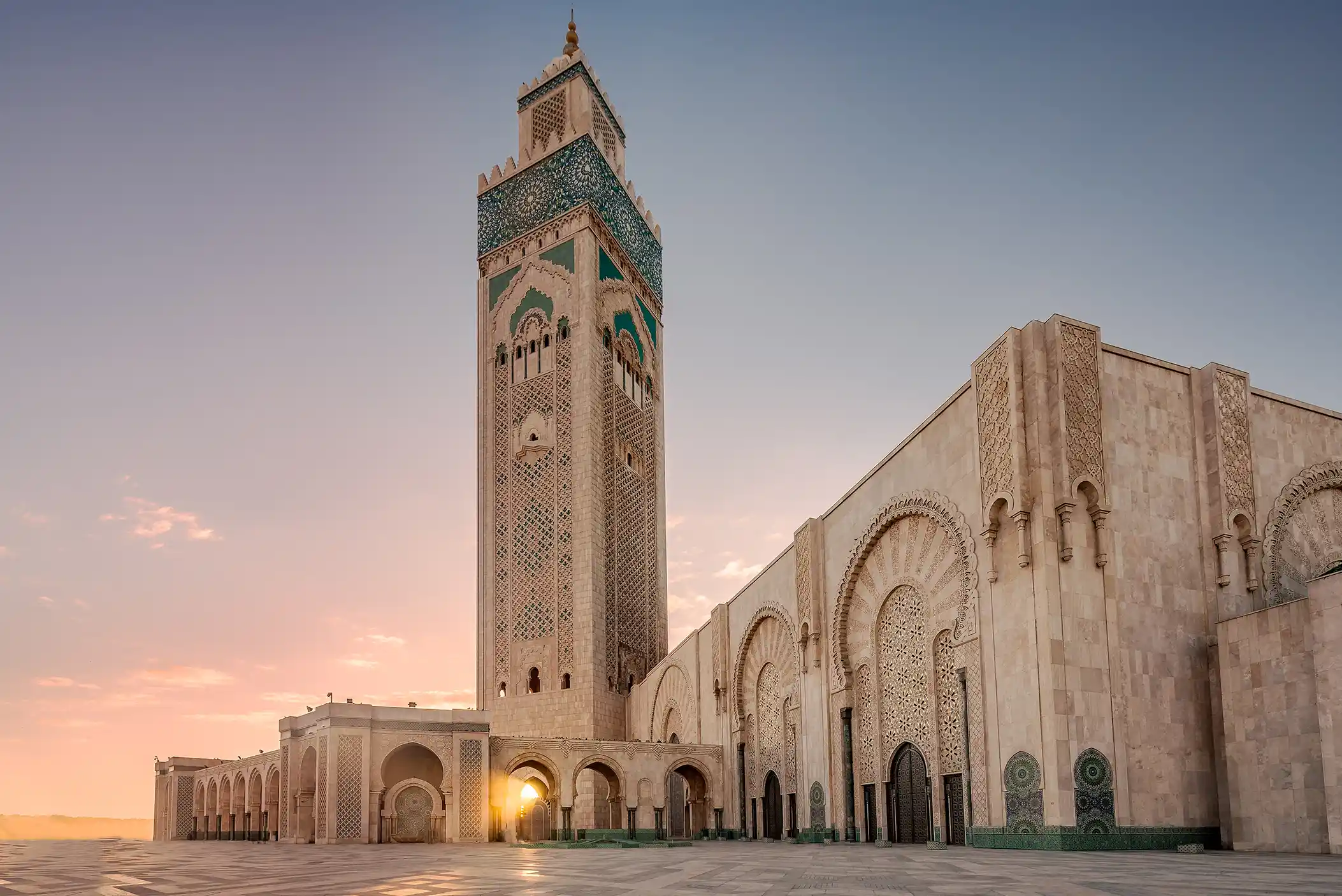 View of structure in Casablanca (Marrakesh), Morocco