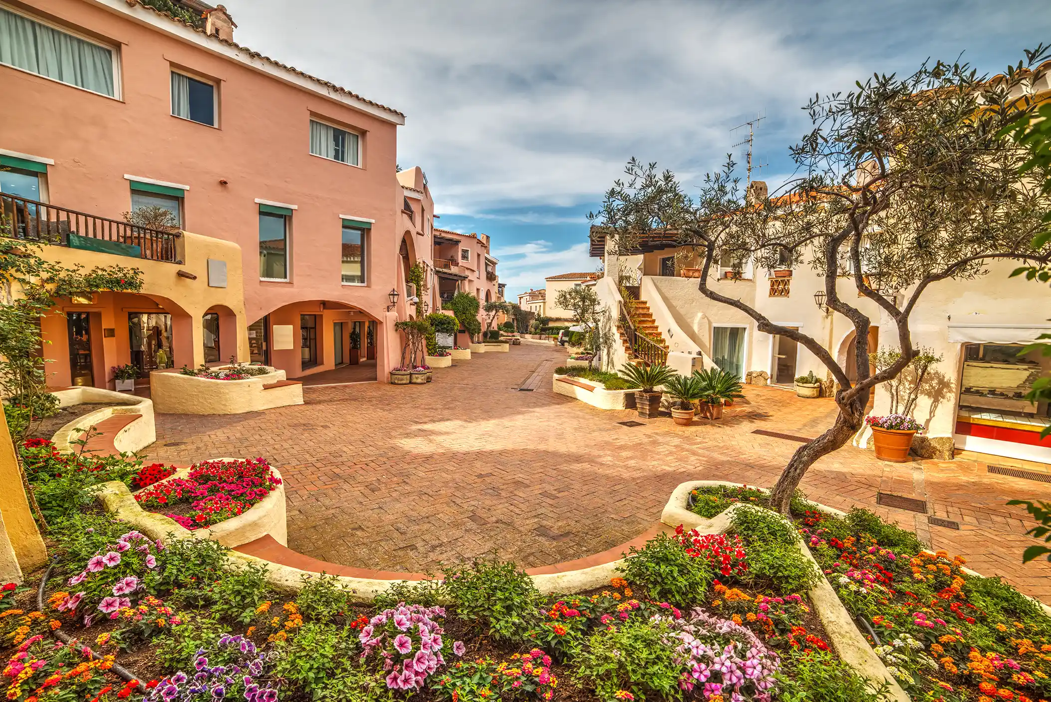 Street view of Porto Cervo Sardinia