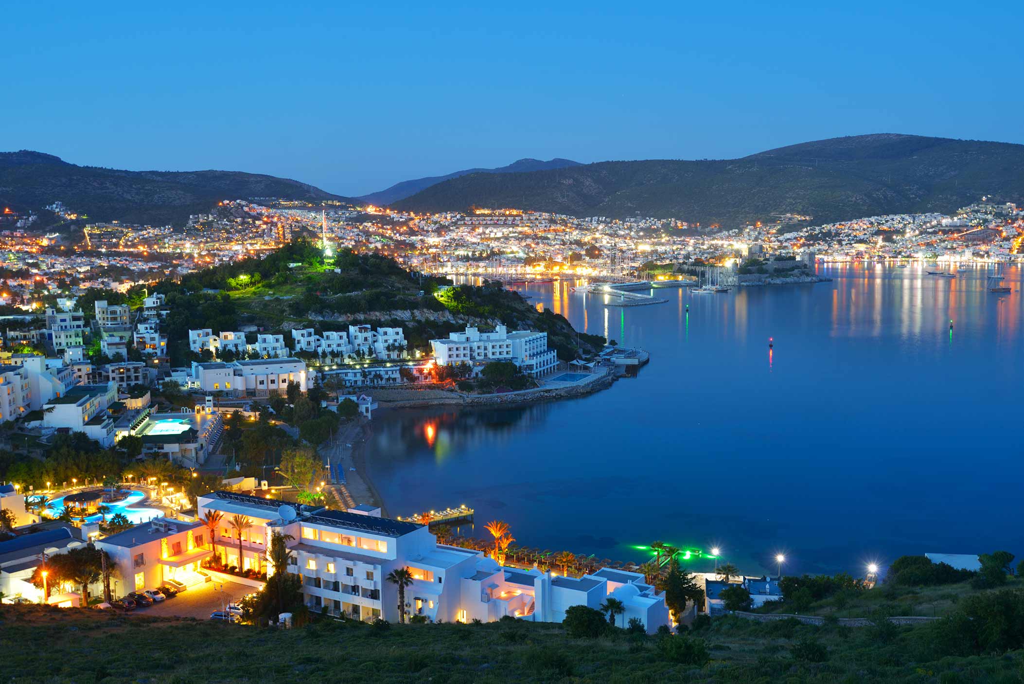Ariel view of Nelson's Dockyard National Park
