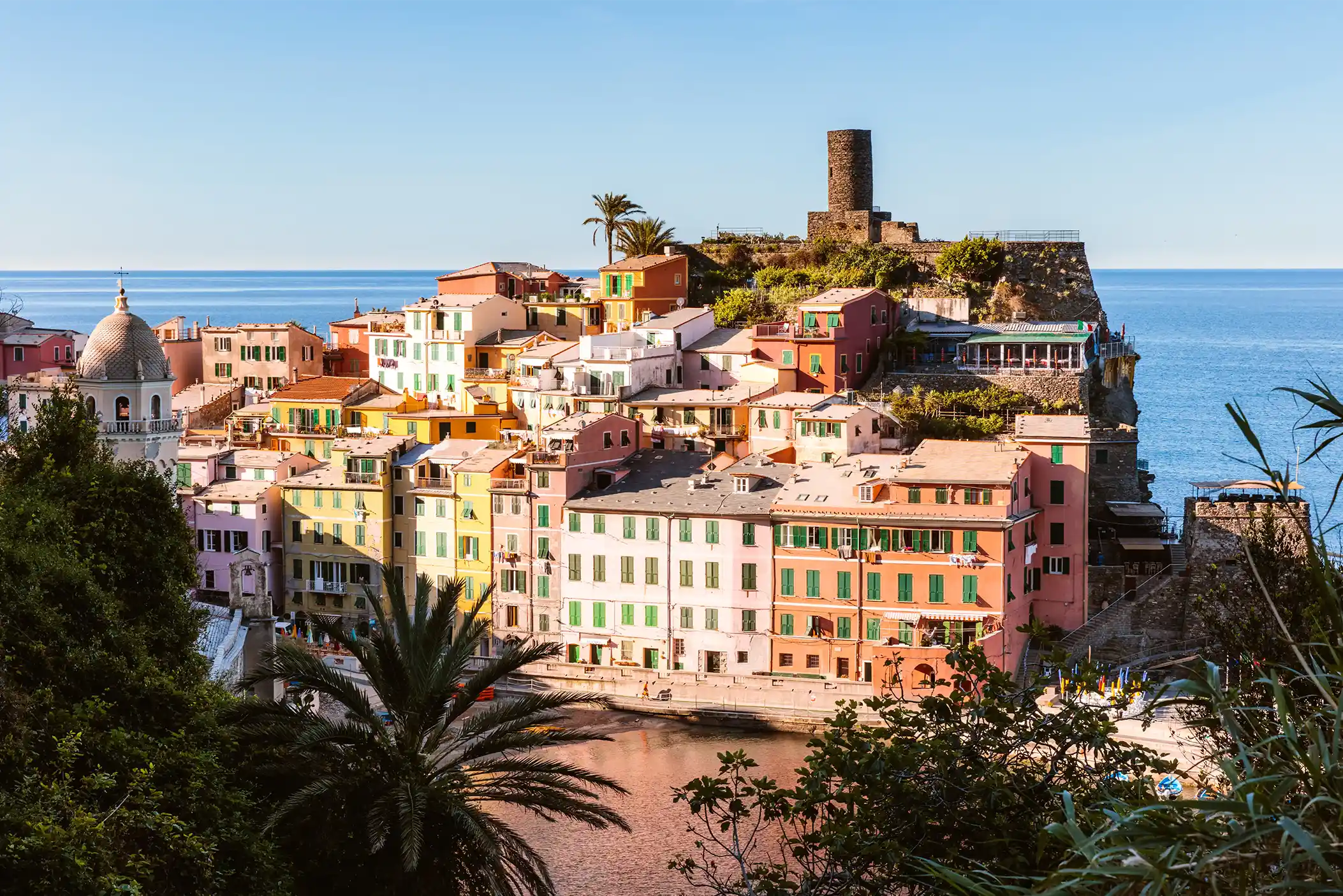 Vernazza at daytime, Cinque Terre, Liguria, Italy