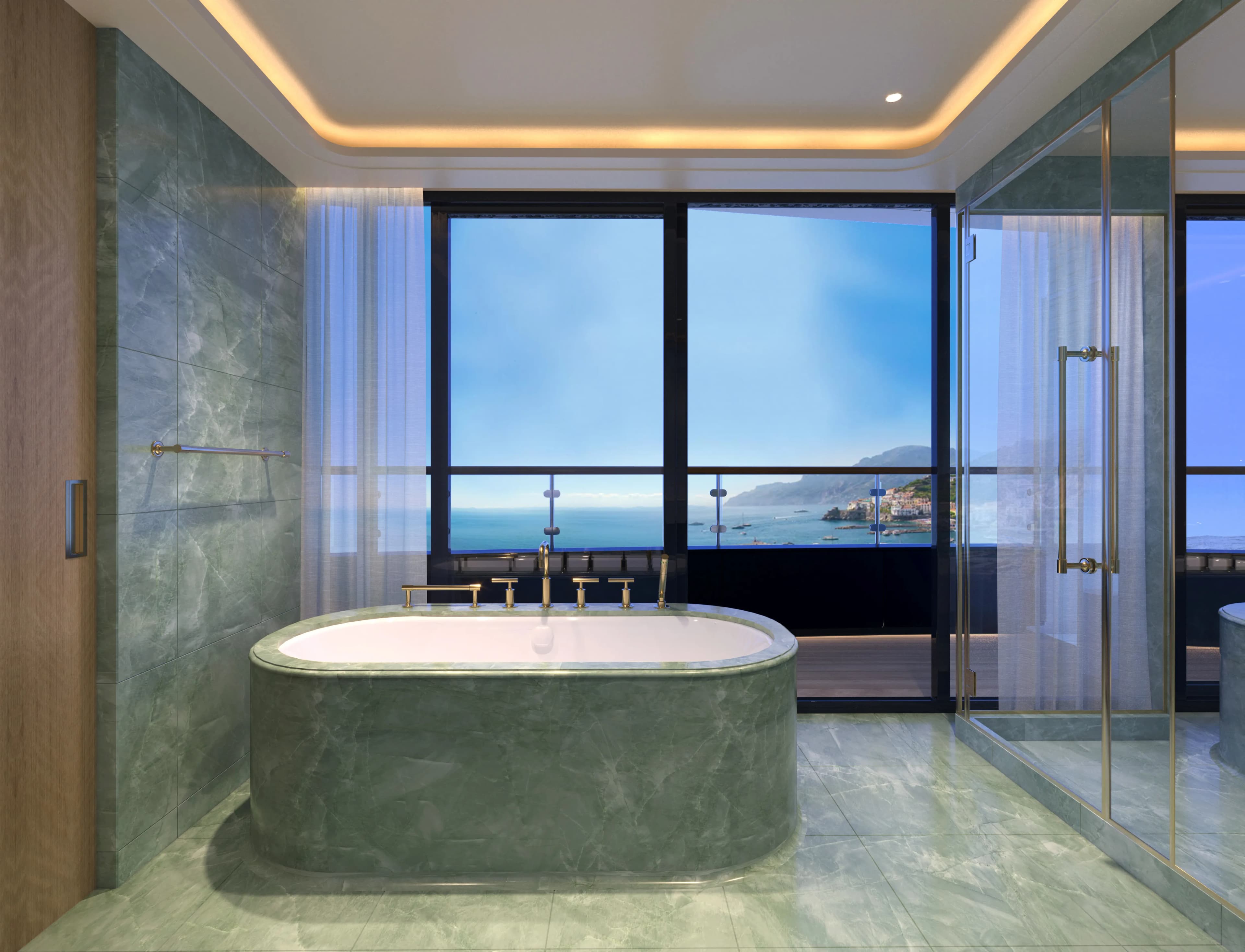 Milos Suite bathroom