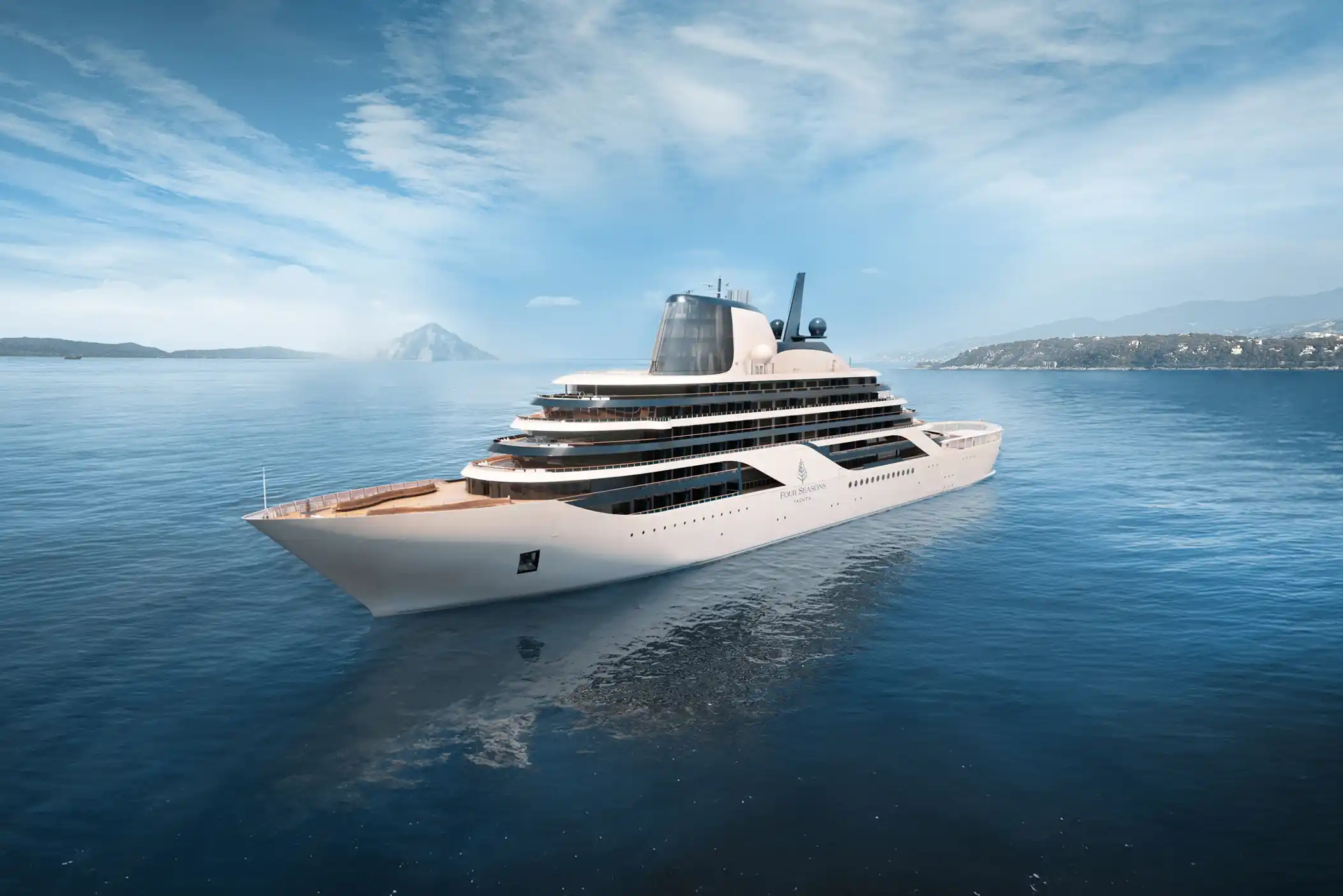 Yacht at sea