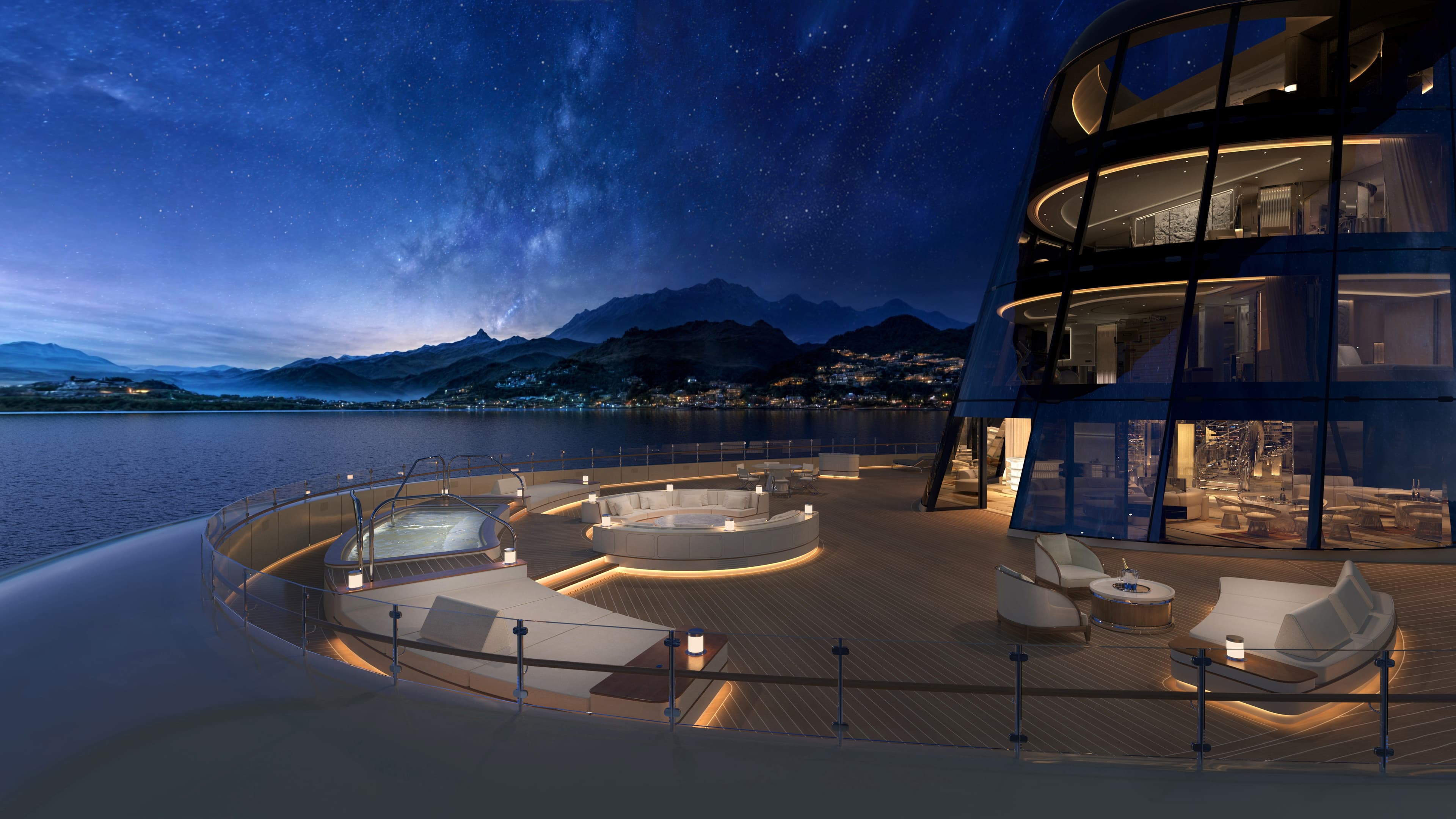 Pool deck